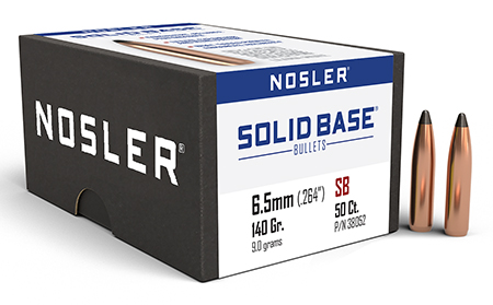 NOSLER SB 6.5MM 140G SP 50CT
