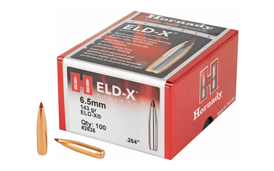 HRNDY ELD X 6.5MM .264 143 GR 100CT