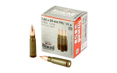 STERLING SC 762X39 123GR FMJ 20/1000 SRL