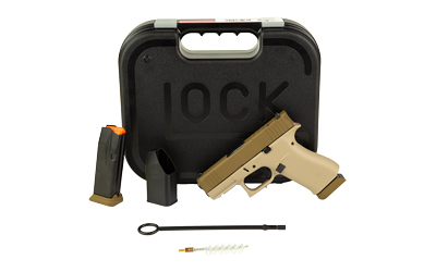 GLOCK 43X 9MM 15RD TWO TONE TAN