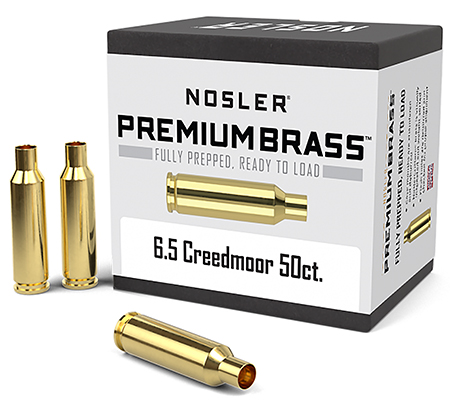 NOSLER CUSTOM BRASS 6.5 CREEDMOR 50