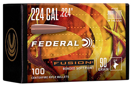 FEDERAL BULL .224 90FUS SP 100/4