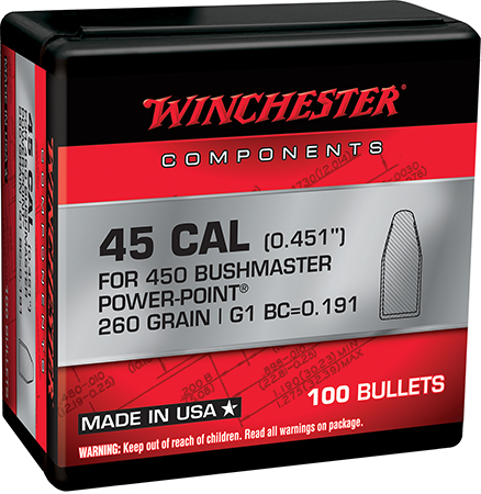 WINCHESTER 450 BUSHMASTER 260 PP 100/10