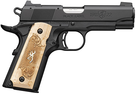 BROWNING 1911 22 BLACK LABEL MEDALLION LR 10+1 51068490