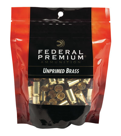 FEDERAL GM 9MM UNP BAGGED BRASS 100