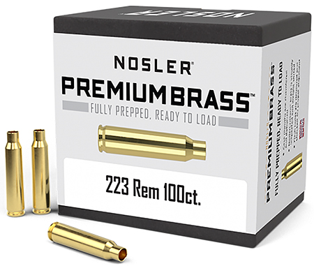 NOSLER CUSTOM BRASS 223 REM 100