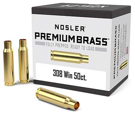 NOSLER CUSTOM BRASS 308 50