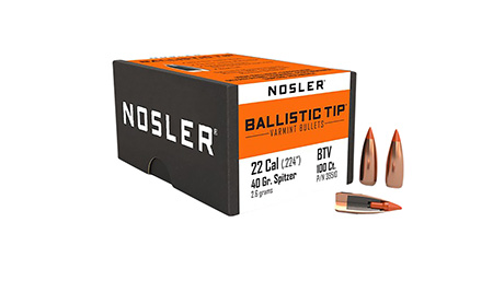NOSLER BLSTC VAR 22 40 SPTZR 100