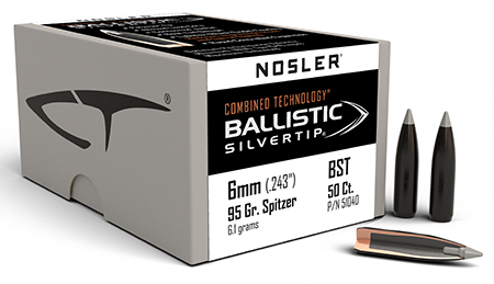 NOSLER BLSTC ST 6MM 95 BT 50
