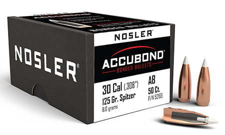 NOSLER ACCUBOND 308 125 SPTZR 50
