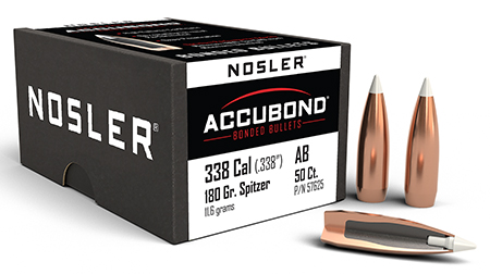 NOSLER ACCUBOND 338 180 SPTZR 50