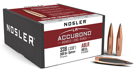 NOSLER ACCUBOND LR 338 300 SP 100