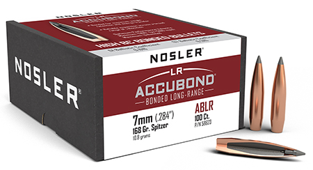 NOSLER ACCUBOND LR .284 168 SP 100