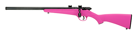 SAVAGE RASCAL 22LR FLVSR PINK LH 0