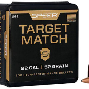 SPEER BULL .224 52 HPBTMATCH 100/5