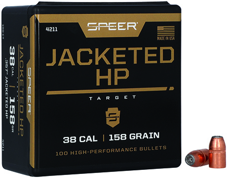 SPEER BULL .357 158 JHP 100/5