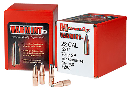 HORNADY BULL .224 50 SP 100/40