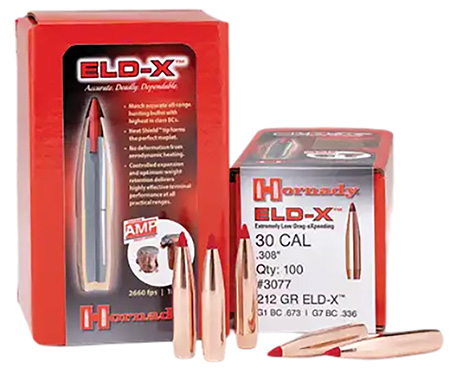 HORNADY BULL .308 220 ELD X 100/15