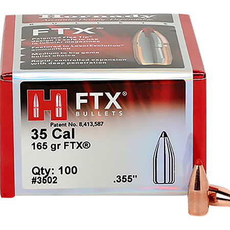 HORNADY BULL .355 165 FTX 100/15