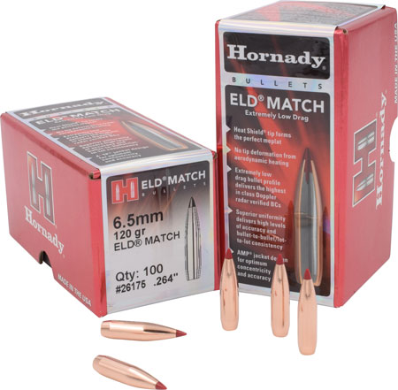 HORNADY BULL .264 120 ELD M 100/25