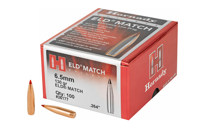 HRNDY ELD M 6.5MM .264 130GR 100CT
