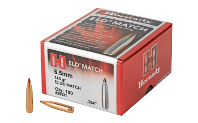 HRNDY ELD M 6.5MM .264 140GR 100CT