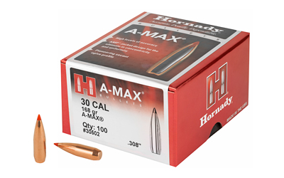 HRNDY MATCH A MAX 30CAL 168GR 100CT