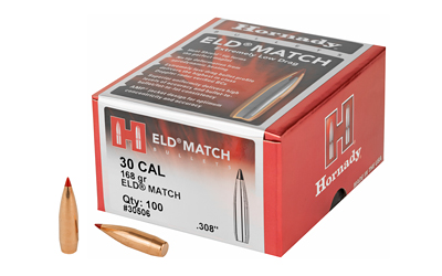 HRNDY ELD M 30CAL .308 168GR 100CT
