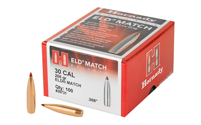 HRNDY ELD M 30CAL .308 208GR 100CT
