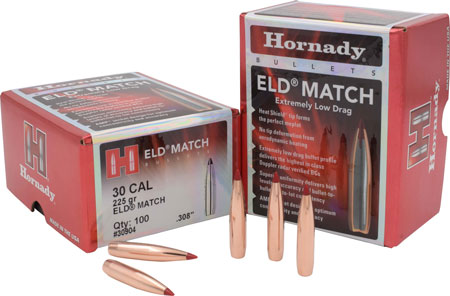 HORNADY BULL .308 225 ELD M 100/15
