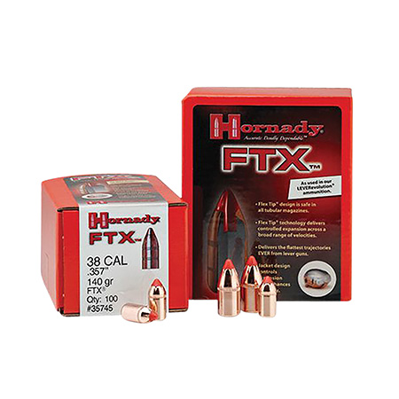 HORNADY BULL .357 140 FTX 100/15
