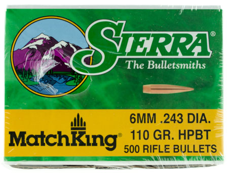 SIERRA .243 110 HPBT MATCH 500