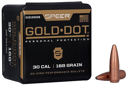 SPEER B BULL .308 168 GOLDDOT 50/20