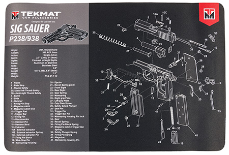 TEKMAT SIG P238 GN MAT