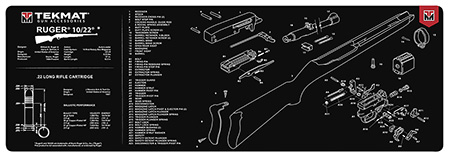 TEKMAT TEK R36 1022 36X12 LG RUGER 10/22