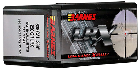 BARNES BULLETS .338 250 LRXBT 50