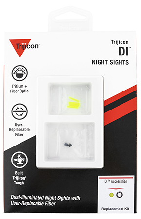 TRIJICON DI NS GRN FIBER&BLCK RETNR REPLMNT KIT
