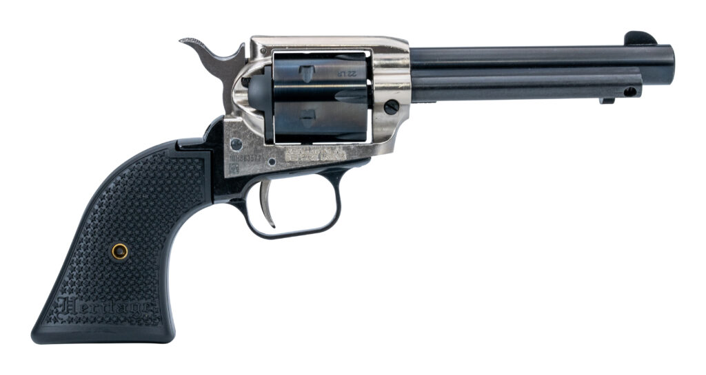 HERITAGE 22LR NICKEL POLY STAR 4.75"