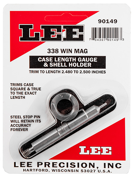 LEE GAUGE/HOLDER 338 WIN MAG