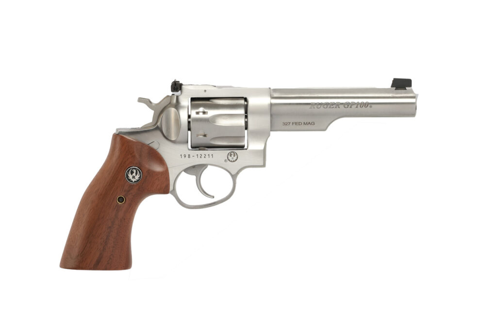 RUGER GP100 327FED SS HALF LUG