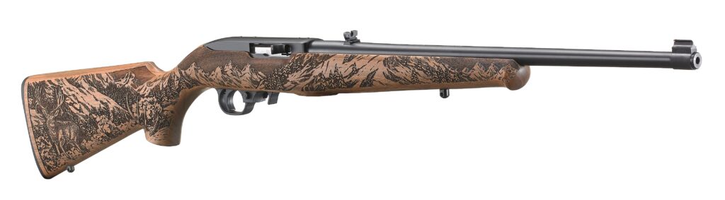 RUGER 10/22 MULE DEER 22LR BL/WD