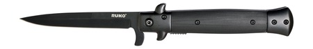 RUKO 420A 4"BLKOUT FOLDING G10
