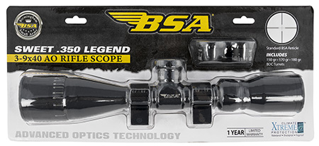 BSA 350 39X40AOWRTB SWEET350 3 9X40AO W/RNG