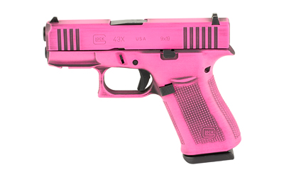 GLOCK 43X 9MM 10RD BUBBLE GUM BW