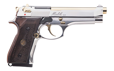 DERYA MELIK 9MM 4.9 17RD SLVR/GOLD