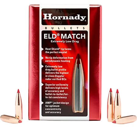 HORNADY BULL .257 134 ELD MATCH 100/15