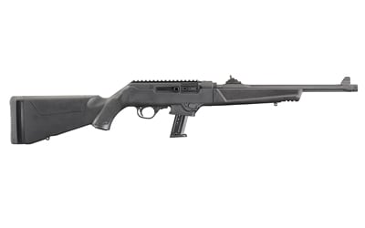 RUGER PC 9MM 16.12 17RD BL THRD FLT