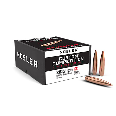 NOSLER CC 338 250G HPBT BULLETS 100