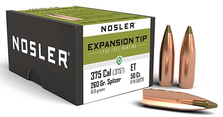 NOSLER E TIP 375 260 LEAD FREE 50